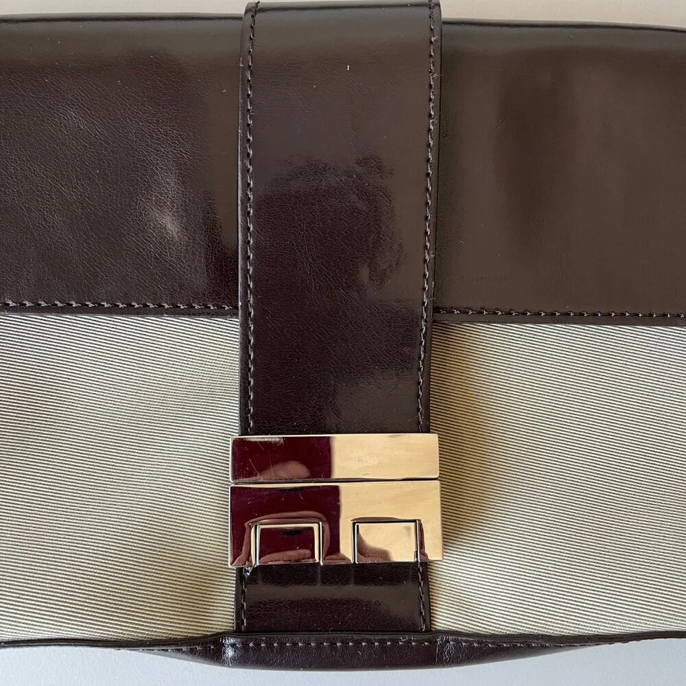 Matt & Nat Womens Bag Vegan Leather Brown Clutch Purse Montreal Rare - Picture 3 of 11